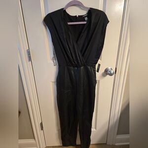 NEW Faux Leather pantsuit